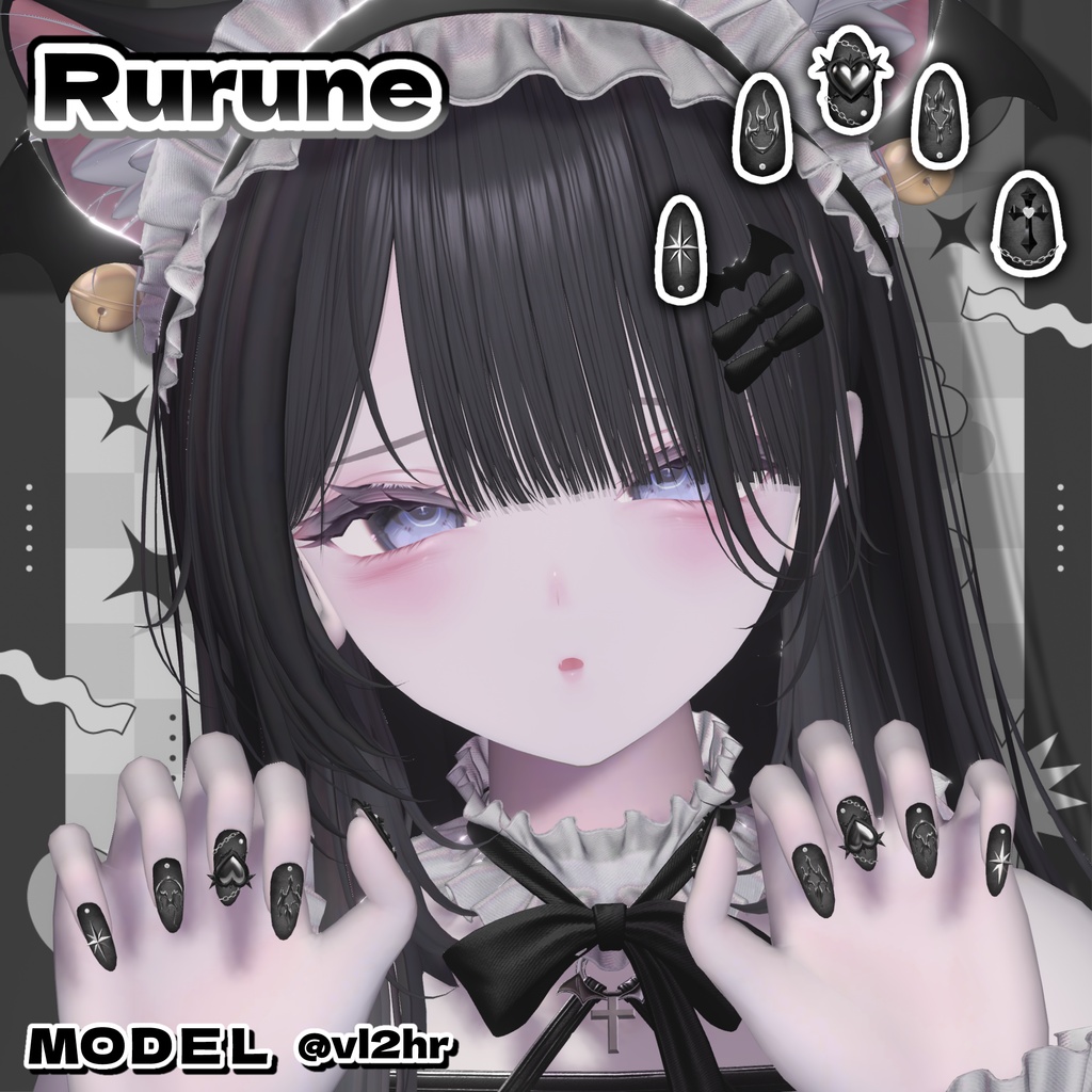 💚 19アバター対応 💚signalize_Nail ( No.1 )