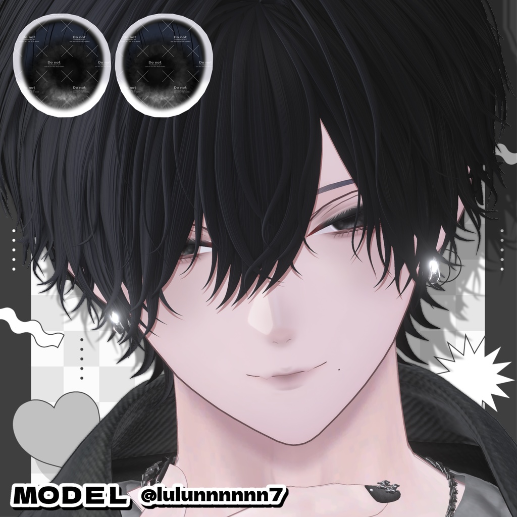 💚 狛乃(Komano)専用 💚 Eye&Make up Texture+SDF No.15
