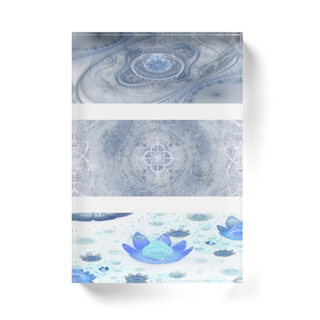 BLUEアクリルブロック