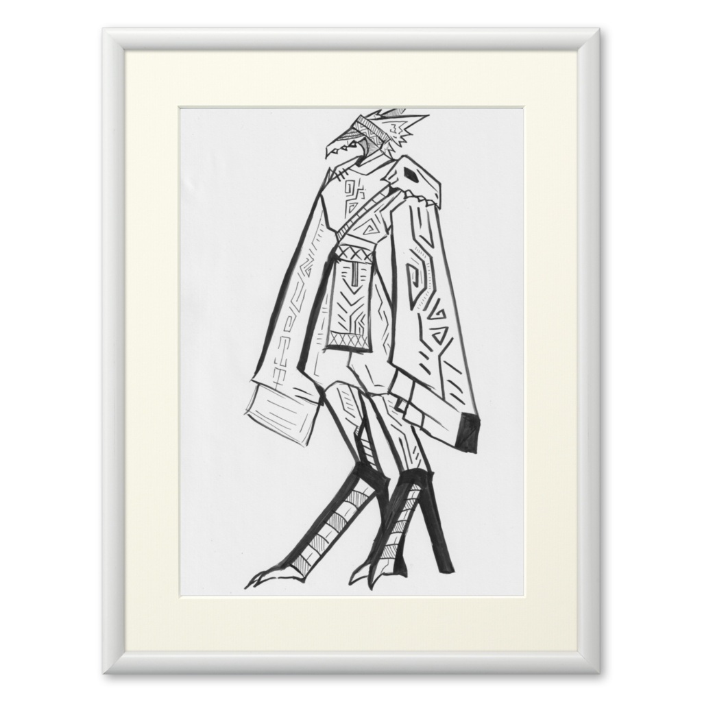 「bone soldier crystal」複製画
