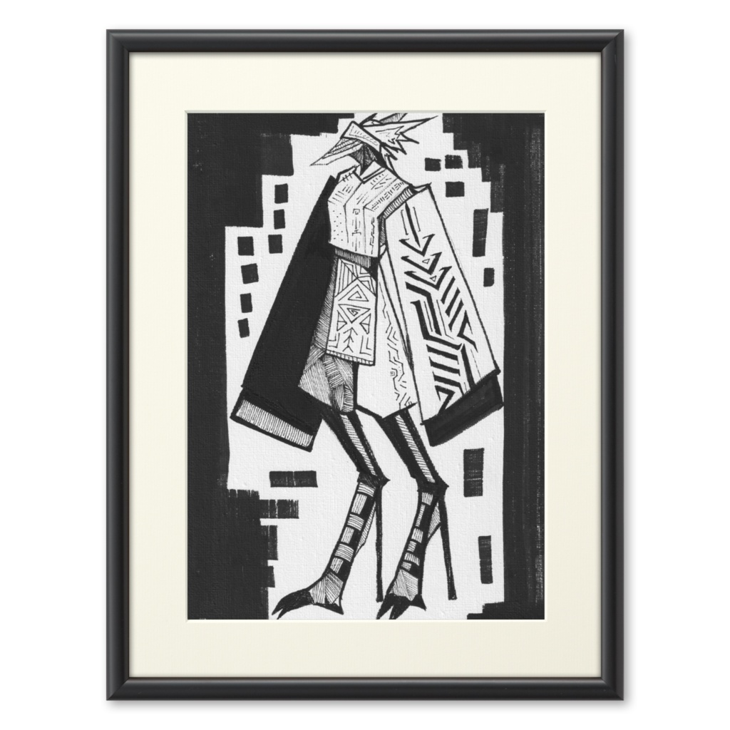 ともしび複製画