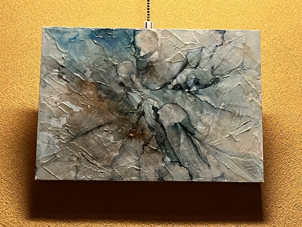 アルコールインクアート)原画)汽水域