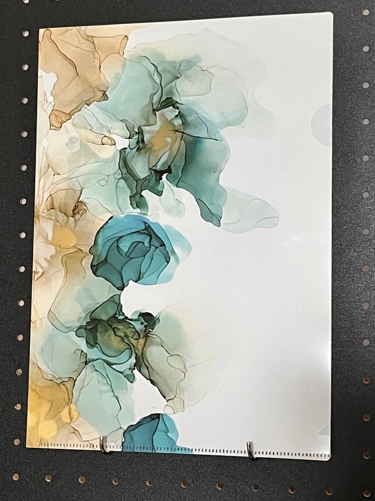 A4クリアファイル「巻薔薇」