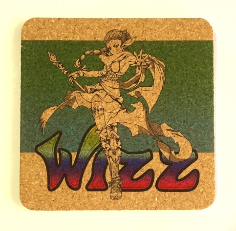 Wizzオリジナルコルクコースター　エルフ/大橋清隆　