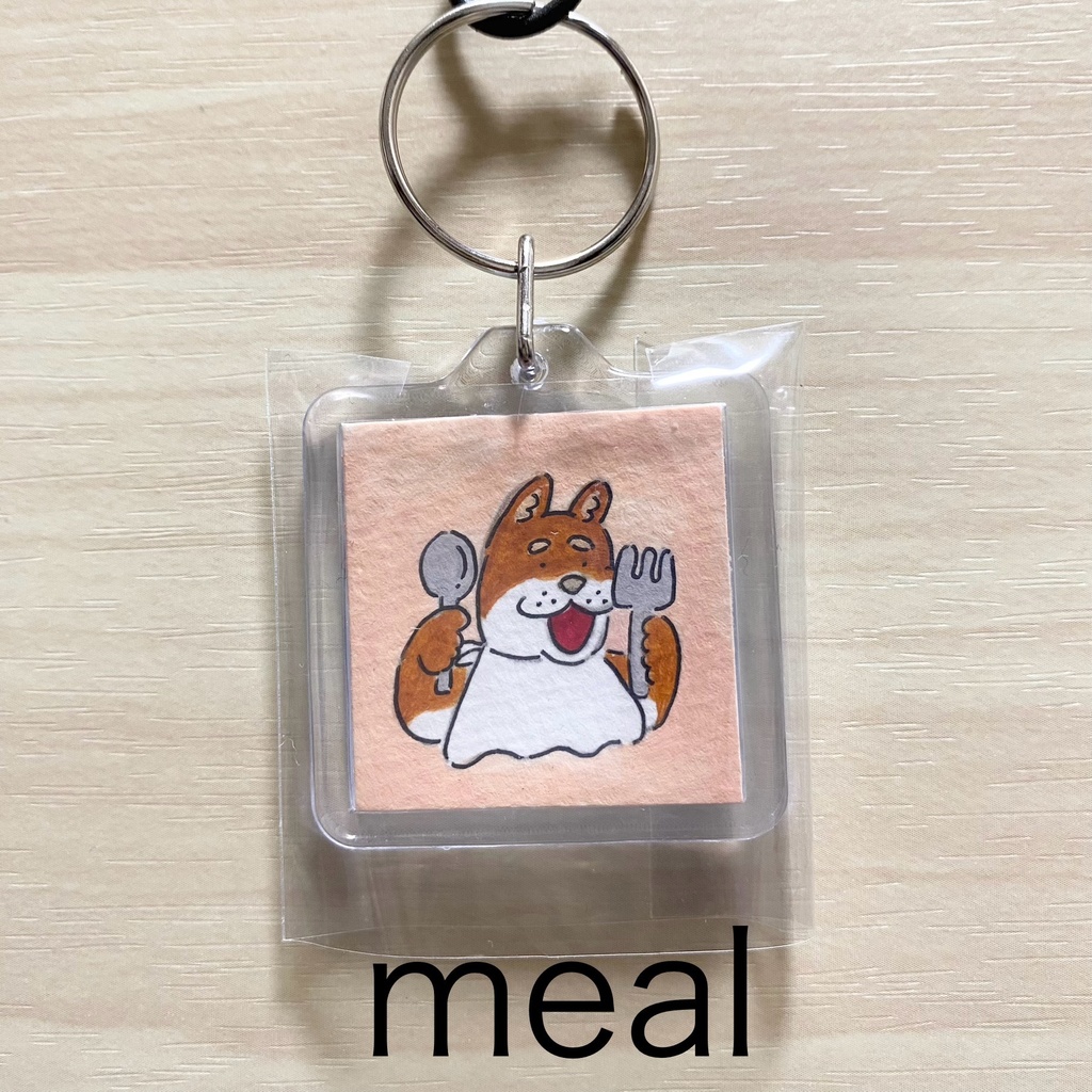 SHIBA手描きキーホルダー