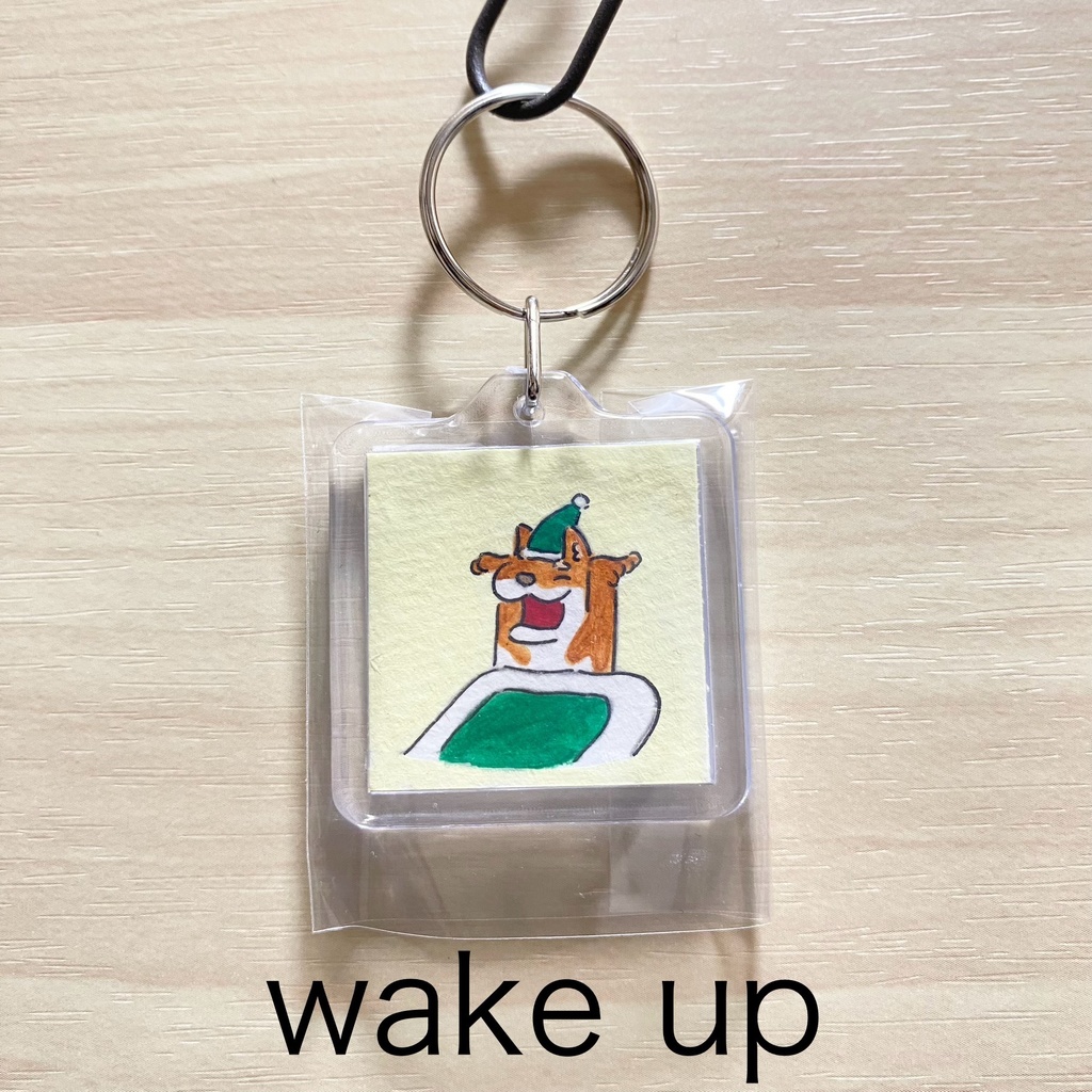 SHIBA手描きキーホルダー