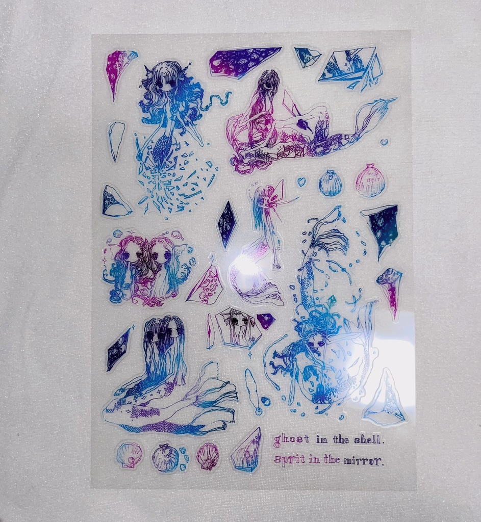 ‧✧̣̥̇‧スケスケシールセット‧✧̣̥̇‧spirit in the mirror