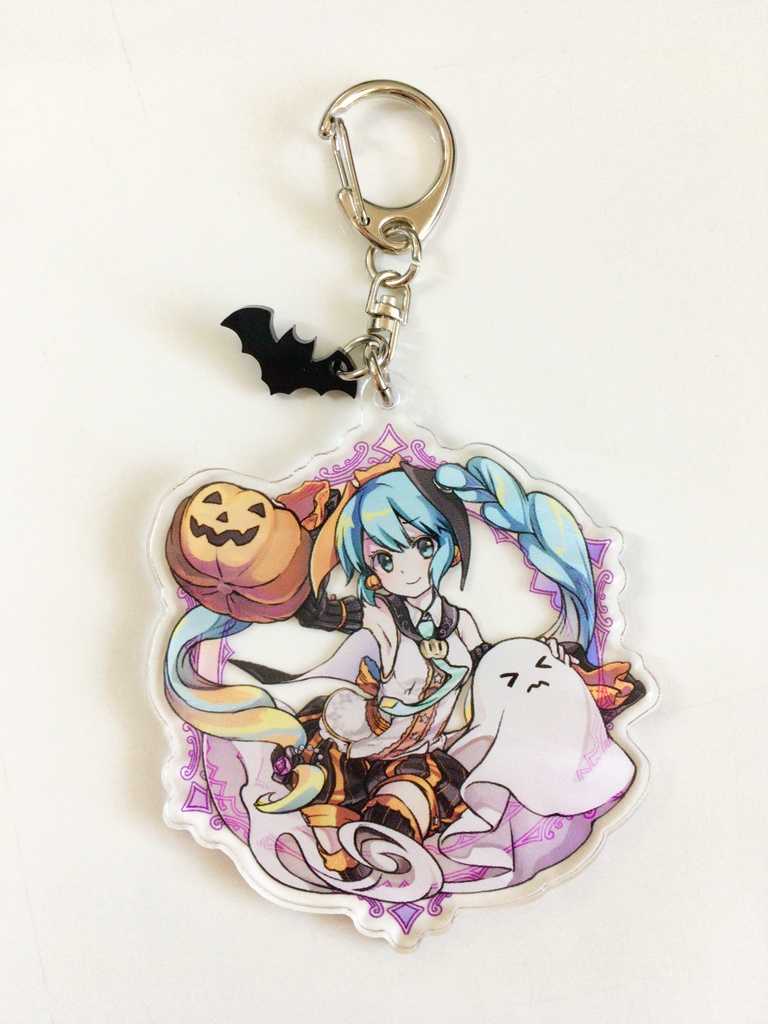 ハロウィンミクのアクリルキーホルダー B(魔法陣の台座)