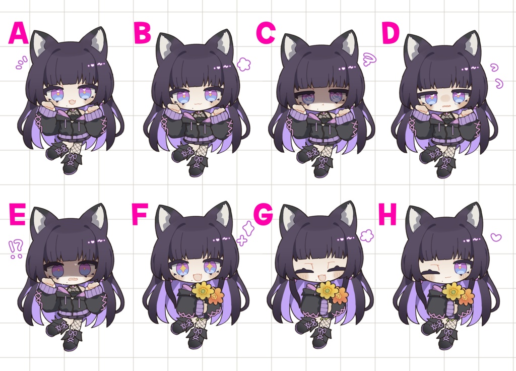 ステッカー(全8種)