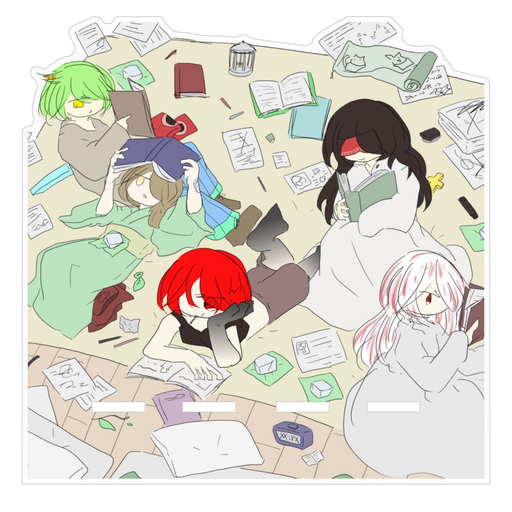 アクリルスマホスタンド1