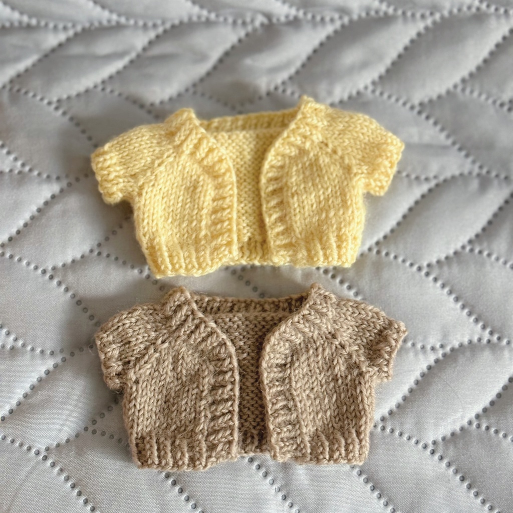 【ぬい用】カーディガン【少し大きめ】