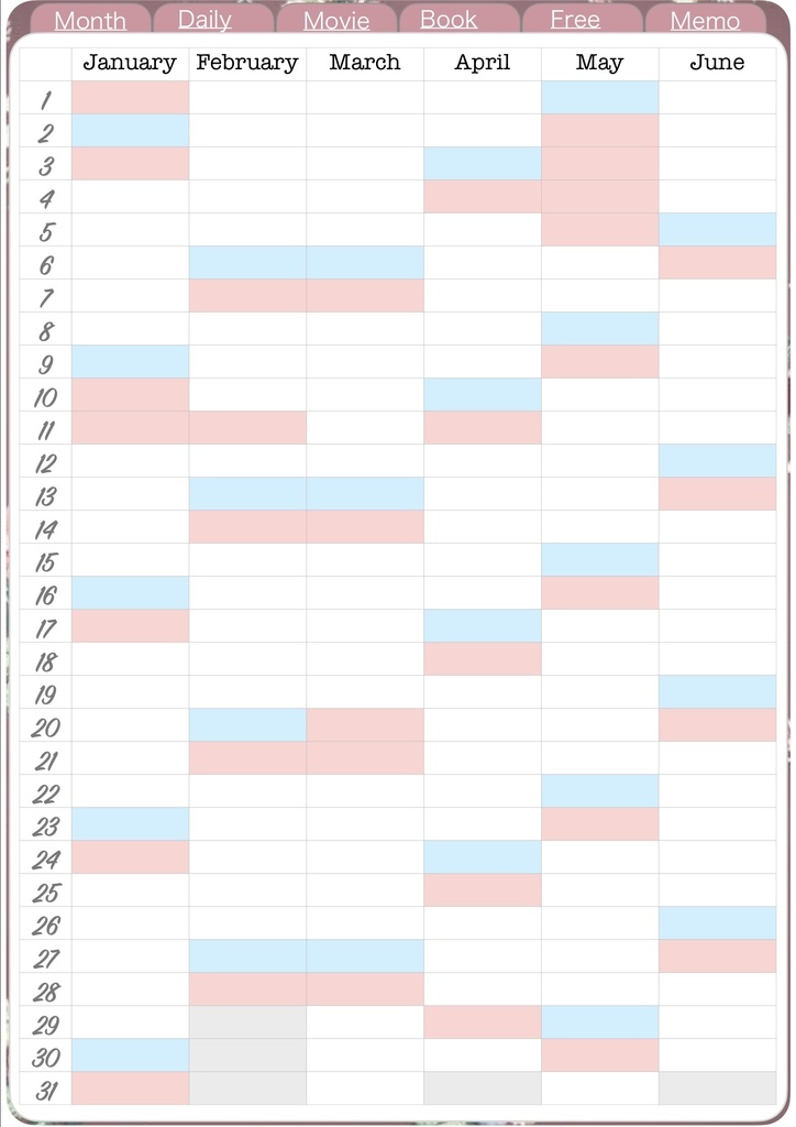 2021 一日一ページ