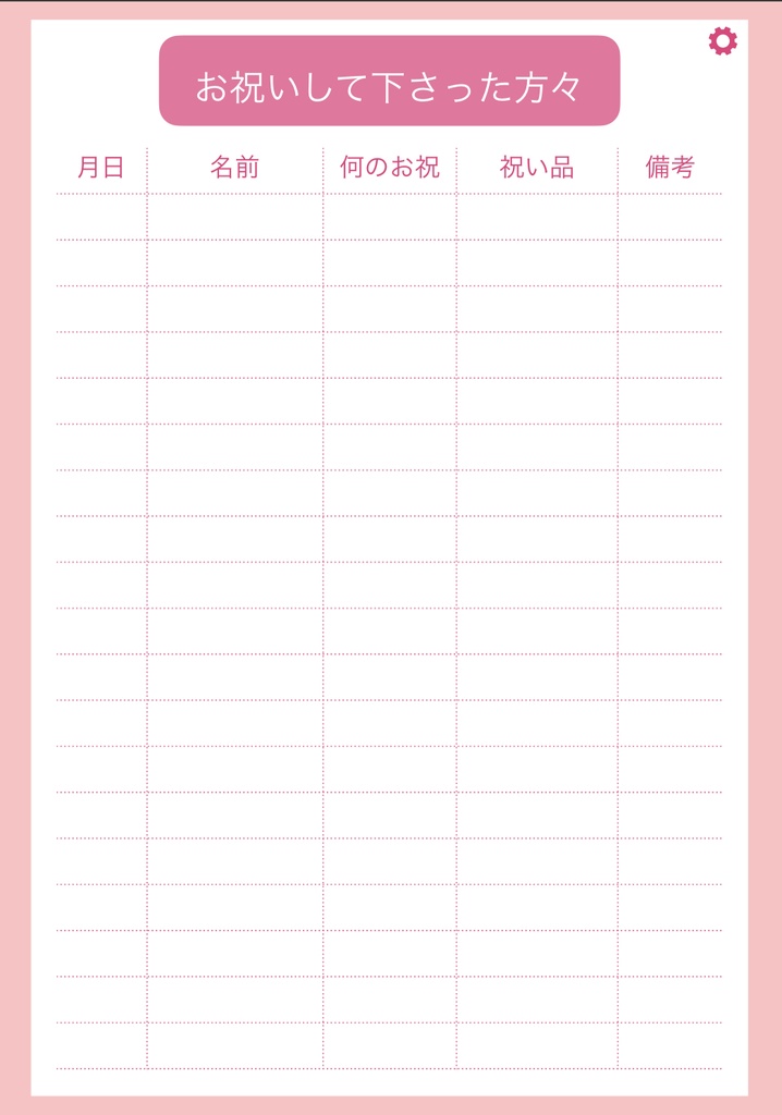 赤ちゃん成長記録 男の子・女の子