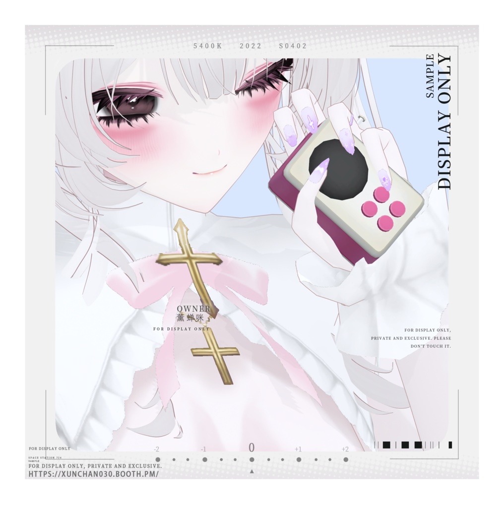 【VRoid/Free/無料】可愛いネイル/Cute Nails/可爱女生美甲