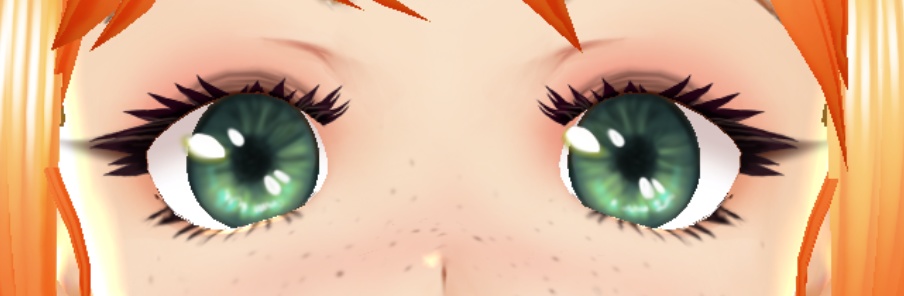 Soft Makeup with Freckles Face Texture (Vroid)