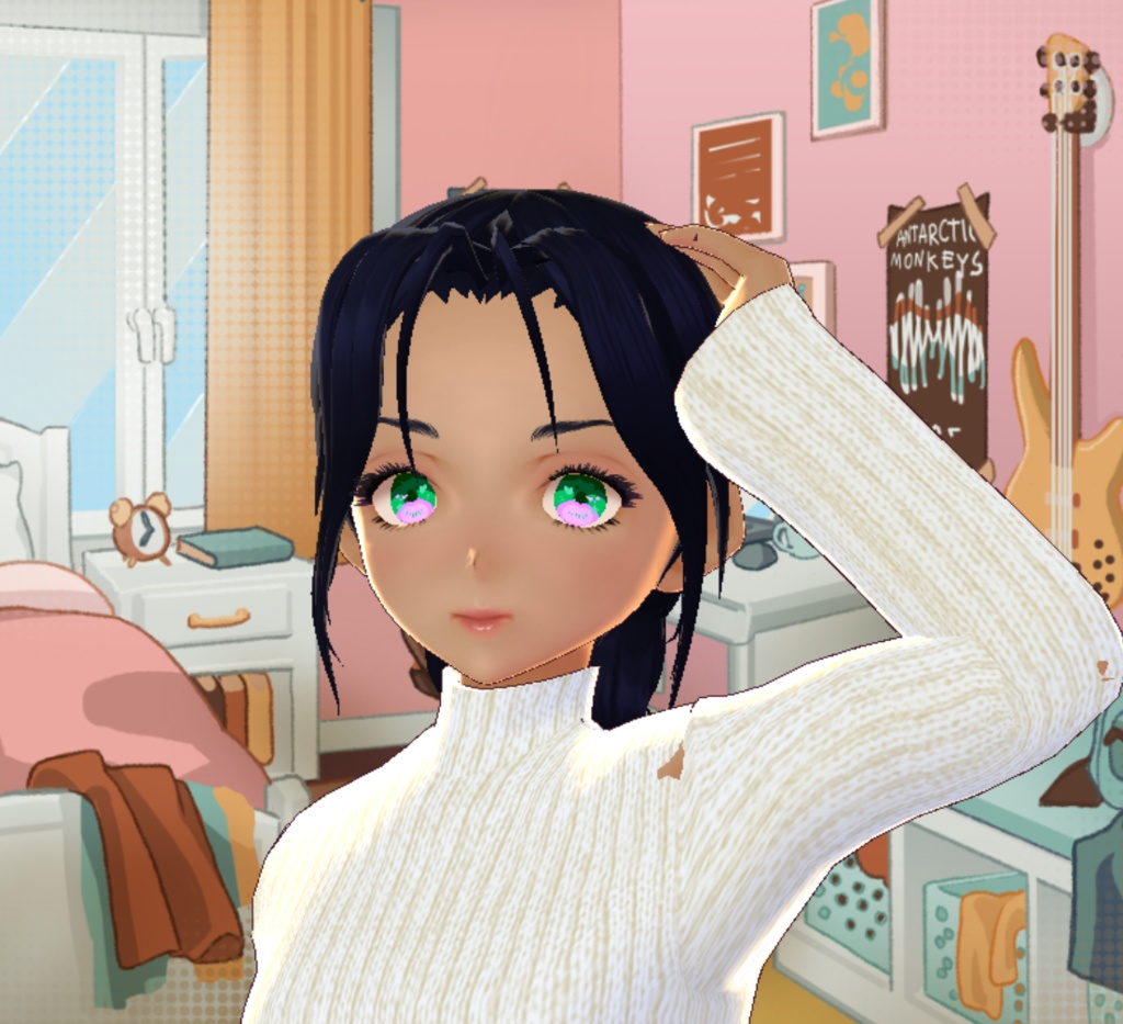 Cute color-block Eyes