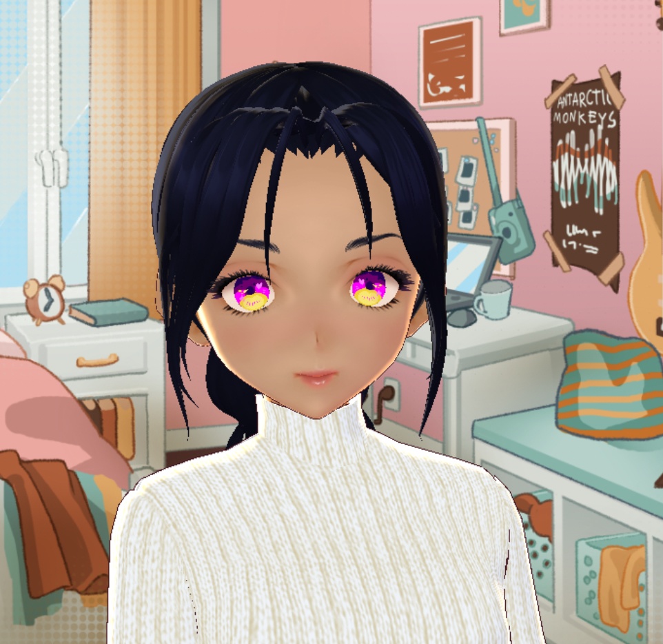 Cute color-block Eyes