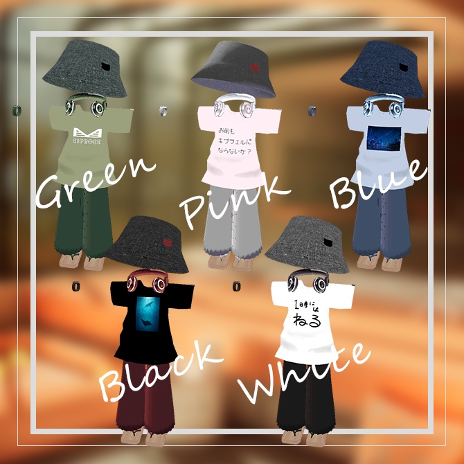 オリジナルTシャツ作ろ!【まめふれんず対応衣装】