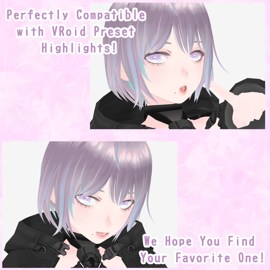 【VRoid】「推しをもっと尊くする瞳!」12色展開! 瞳テクスチャ 【VRoid】 “Make Your Favorite Even More Precious!” 12 Color Variations – Eye Textures