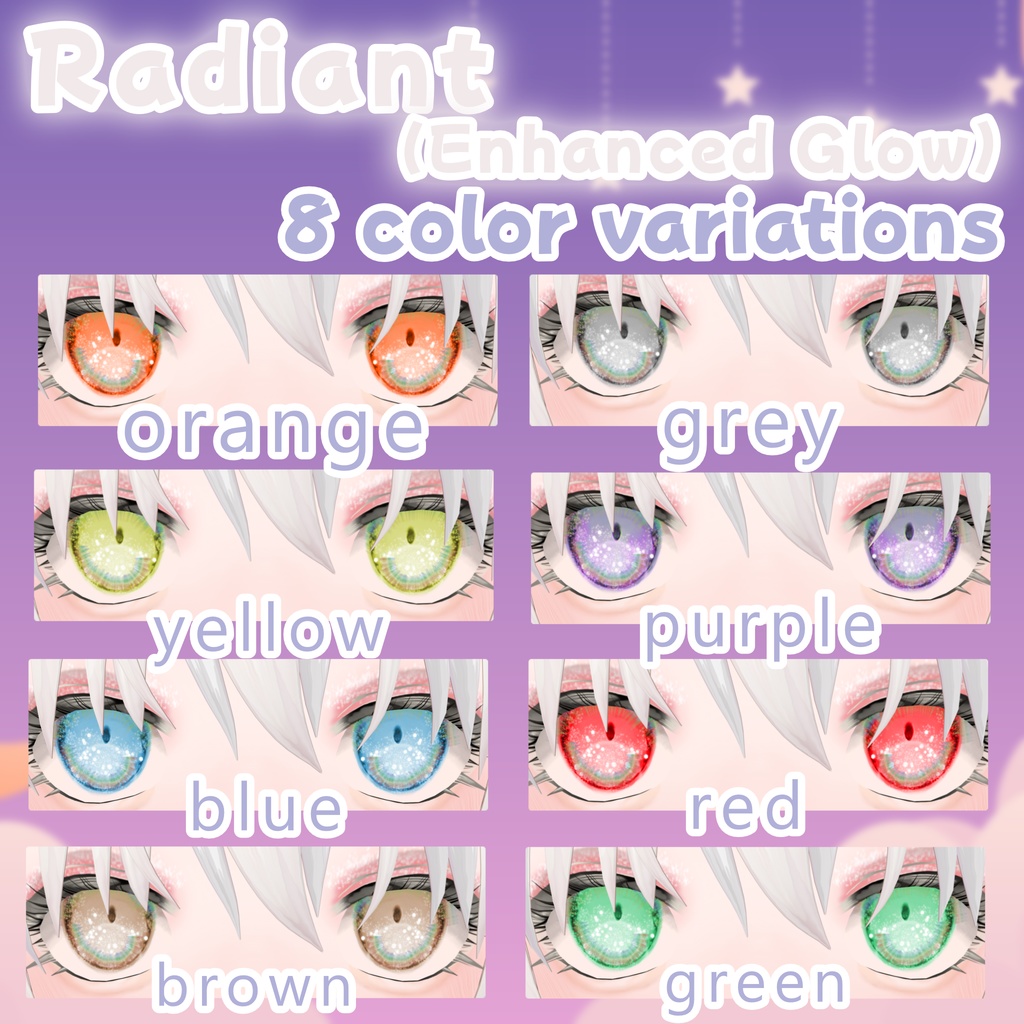 【VRoid】光と闇の瞳テクスチャ -Dual Alice Eyes-