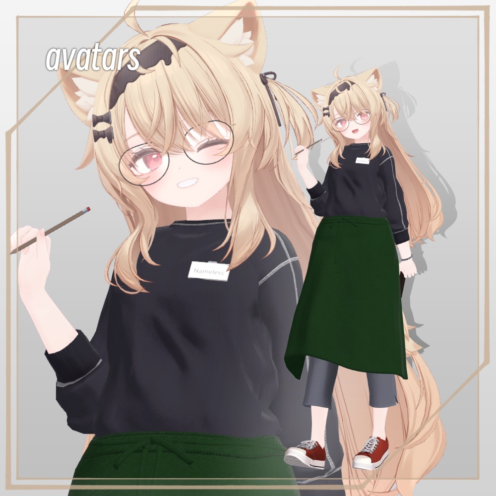 セール中🎂【13アバター対応】しごでき!ウェイトレス【ギミック付き!】(02/22更新・MA設定済み)