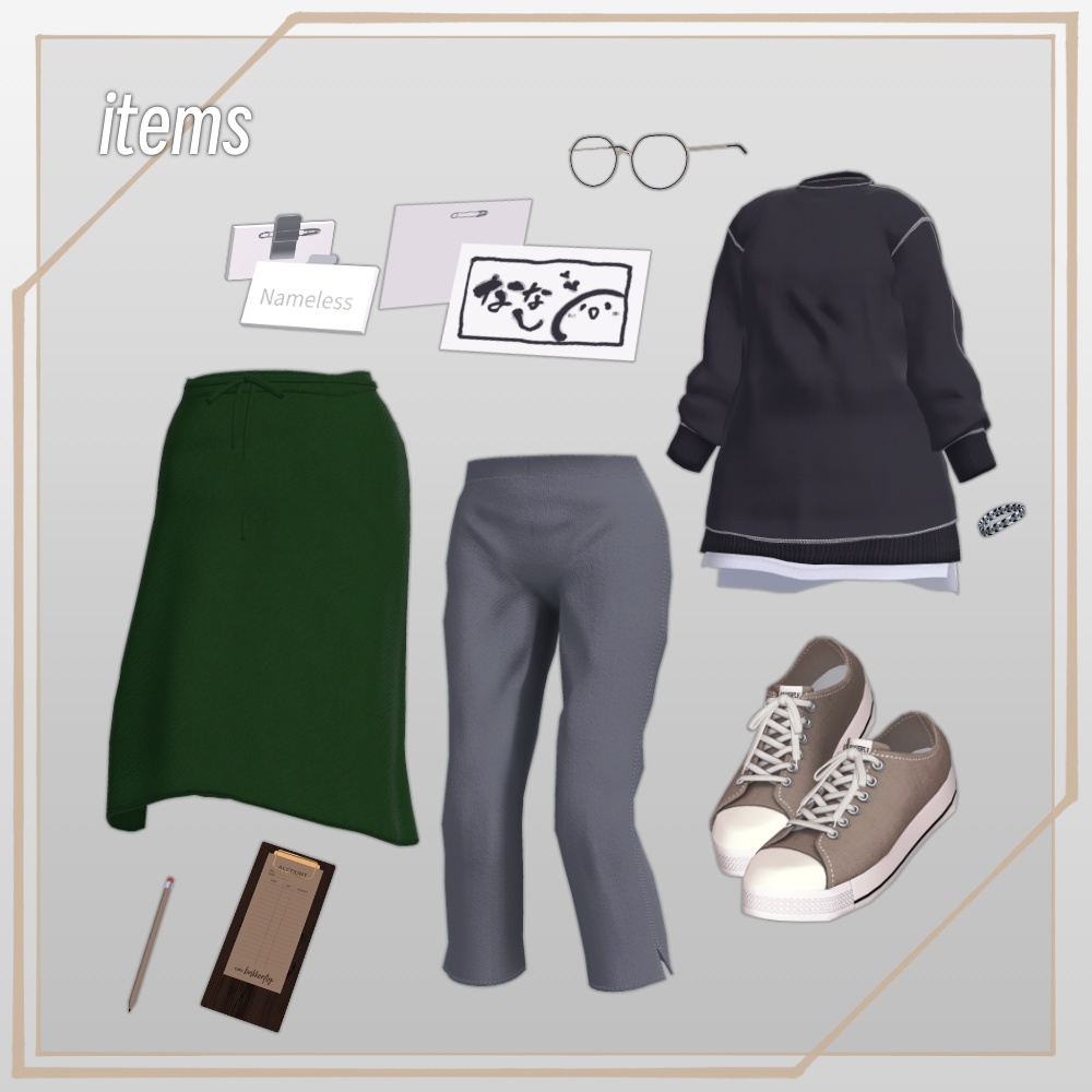 セール中🎂【13アバター対応】しごでき!ウェイトレス【ギミック付き!】(02/22更新・MA設定済み)