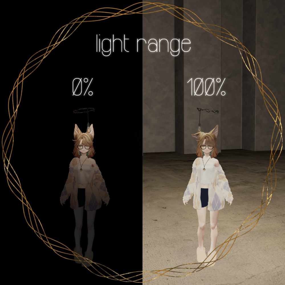 電球ヘイロー(MA設定済み)【ギミック付き】