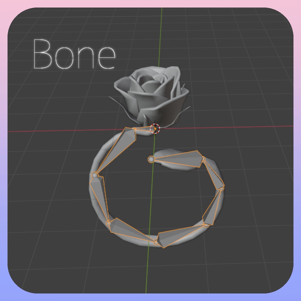 【ほぼ全アバター対応】RoseRing(マリシアセットアップ済み)【ギミック付き】