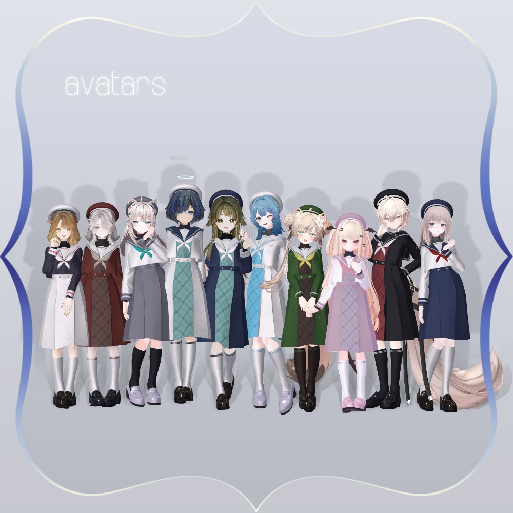 【8アバター対応】ホワイトリリーWhiteLily(06/29更新・MA設定済み)【ギミック付き!】