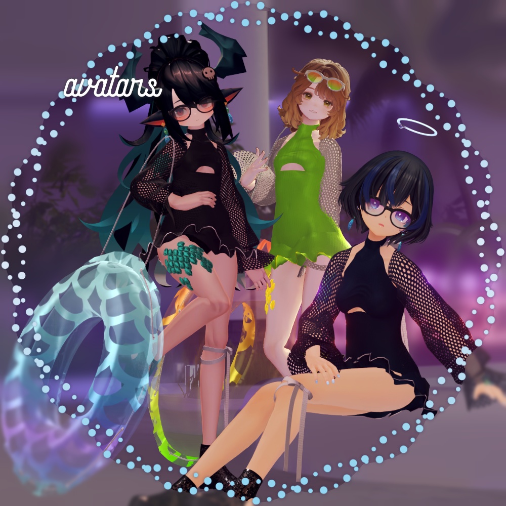 【6アバター対応】スケイルバケーションScaleVacation(MA設定済み・08/21更新)【鱗つき!】