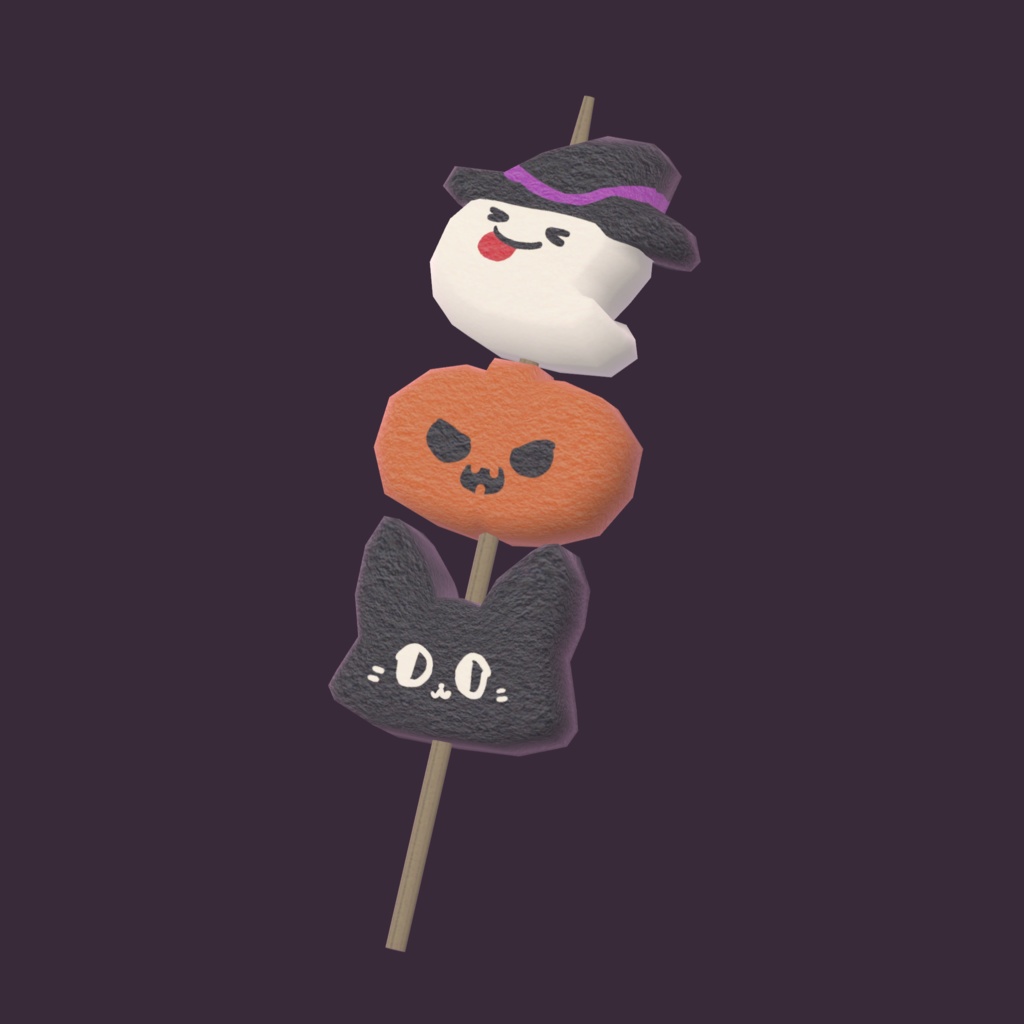 ［Free/無料］ハロウィンマシュマロ（MA設定済み）【食べられる！】