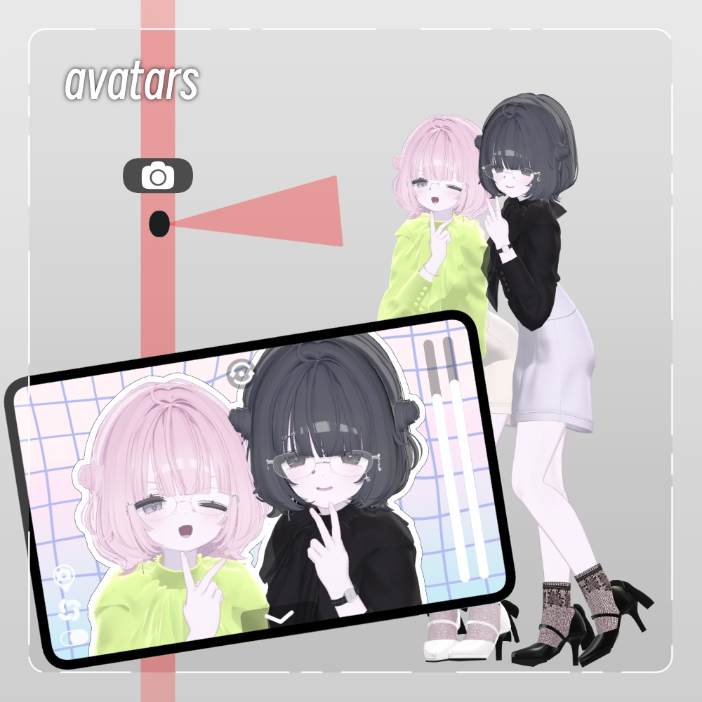 一部セール中!【17+αアバター対応】はるかぜオフィスカジュアル(MA設定済み)【ギミックつき!】
