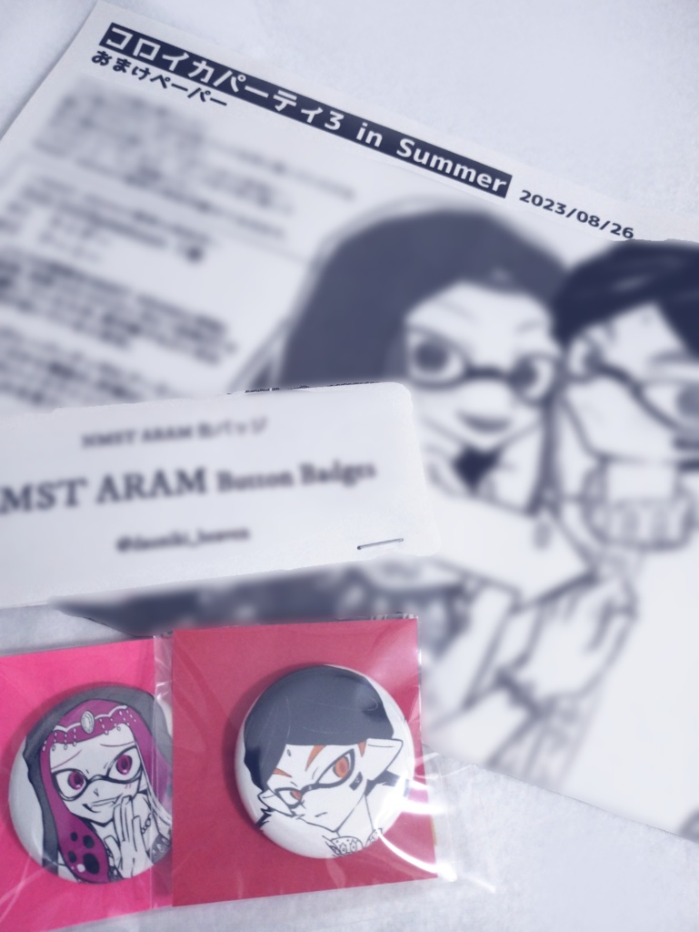 NMST ARAM 缶バッジ