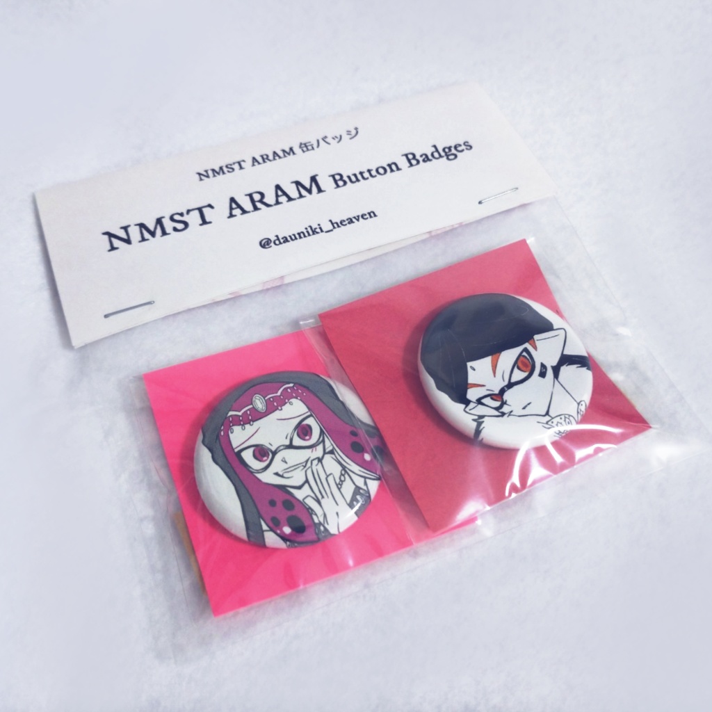 NMST ARAM 缶バッジ