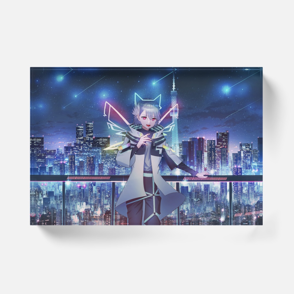 星空の下 神白リツ アクリルブロック