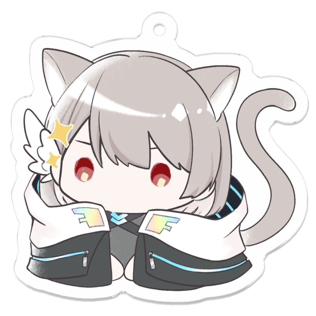 ねこゆるりっちゃん アクリルキーホルダー