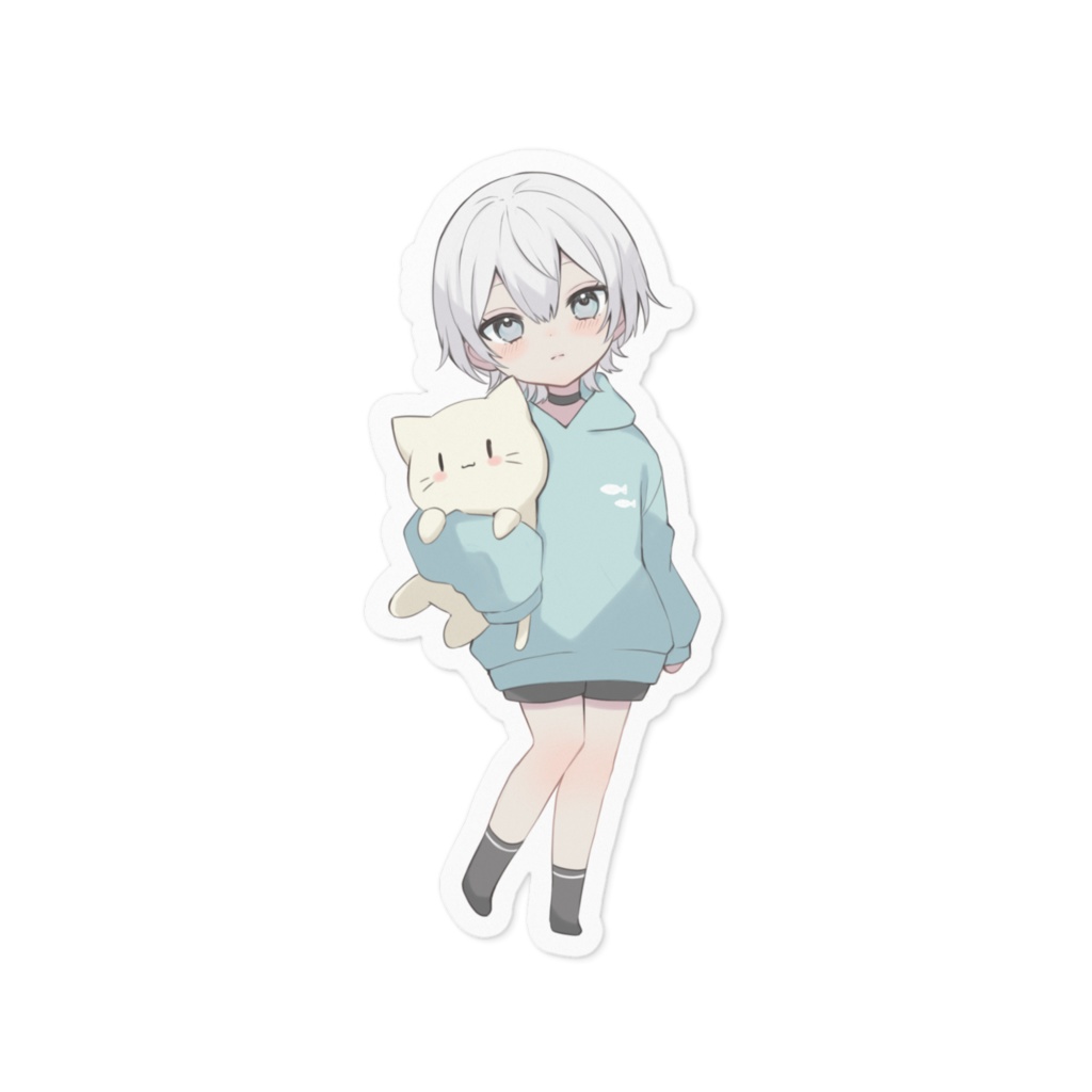 うるふちゃん ステッカー