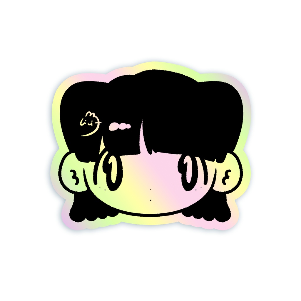 みみ子ステッカー（ホログラム）