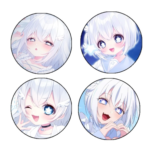 星宮るるランダム缶バッジ