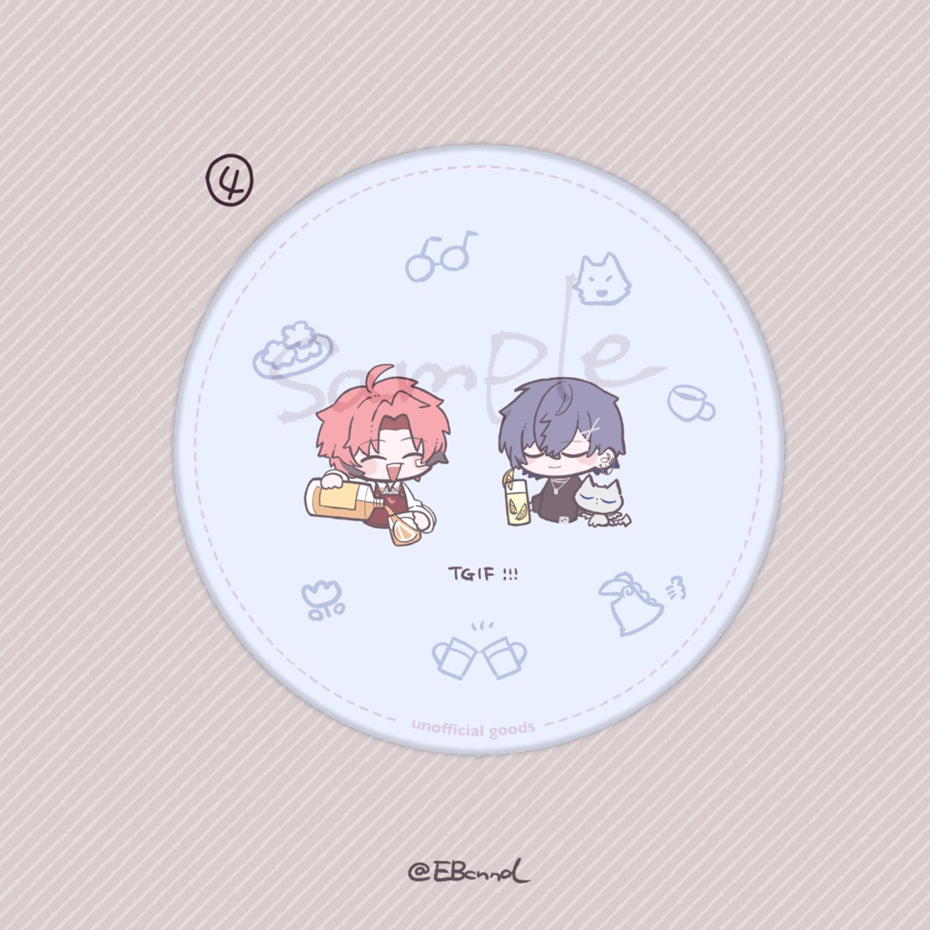 【非公式】陶器コースター