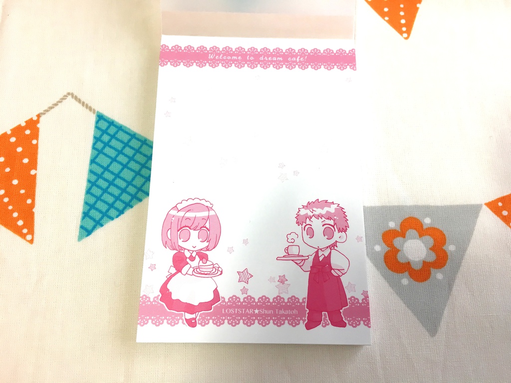 メモパッド(未来＆望カフェ風)