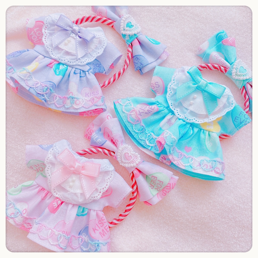 【8/17(土)19時~】【15~16cmぬい服】heartparty