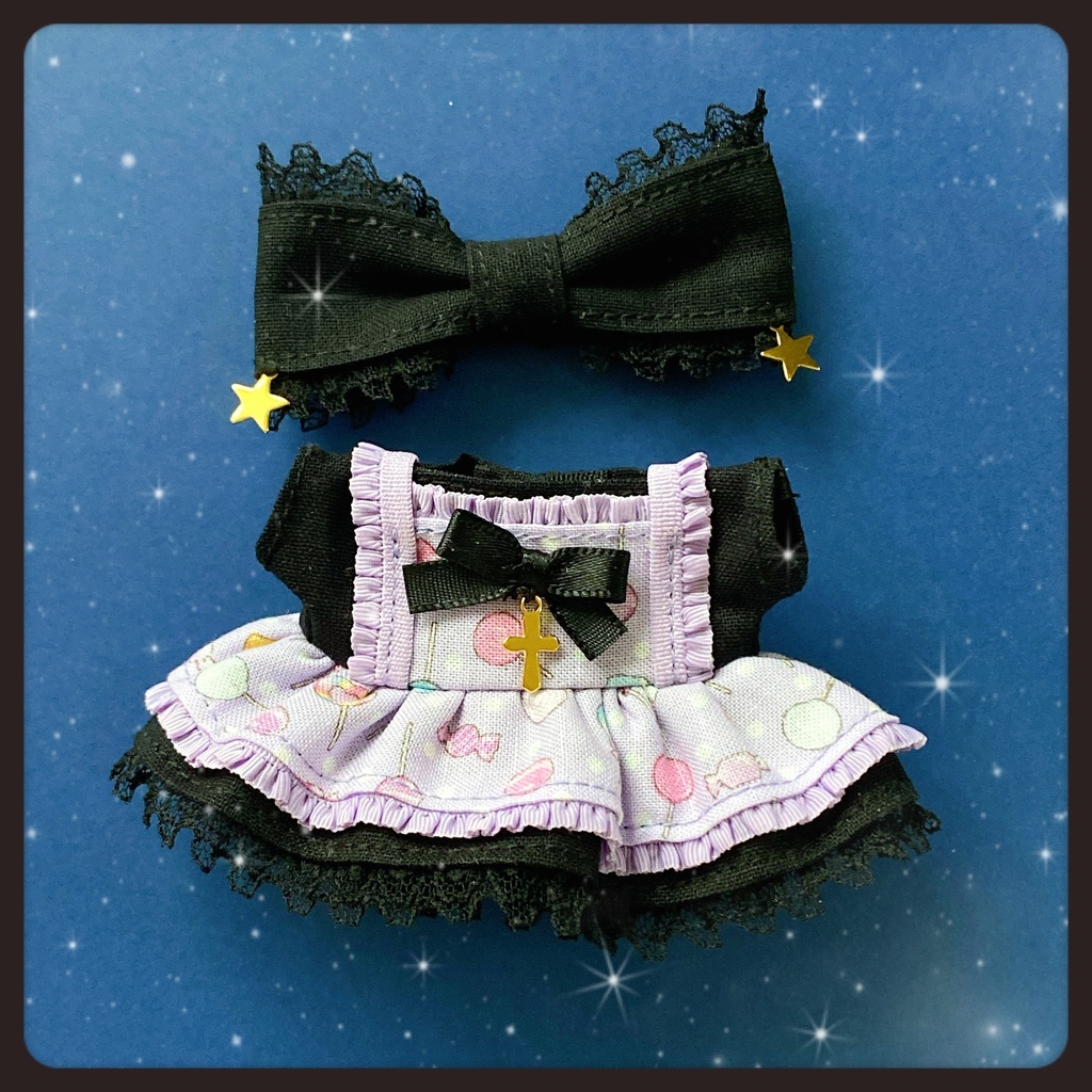 【9/28（土）12時～】【ちびぐるみぬい服】candynight