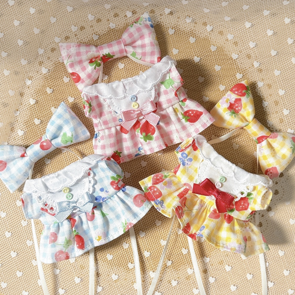 【ちびぐるみぬい服】ichigoribbon