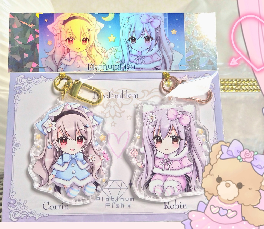 【C107新作】アクキーセット(カムイ&ルフレ)