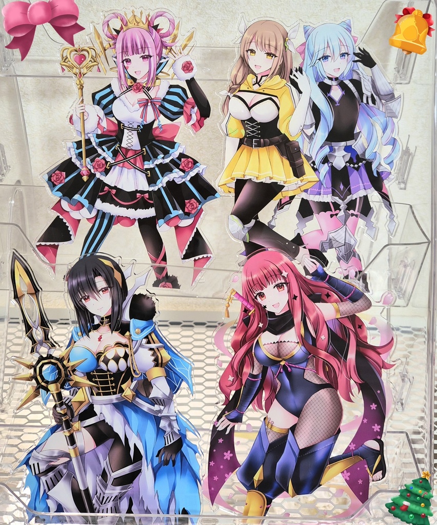 【C107新作】FEアクスタその8(ユナカ、エル、ロサマリ、オルテンシア)