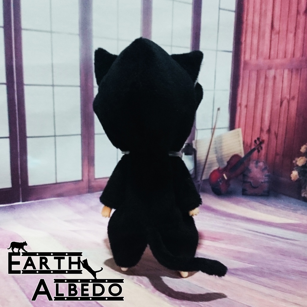 【ねんどーる】着ぐるみ・ねこ(くろ)