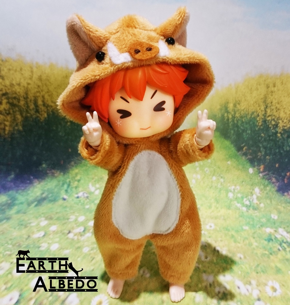 【ねんどーる】着ぐるみ・イノシシ