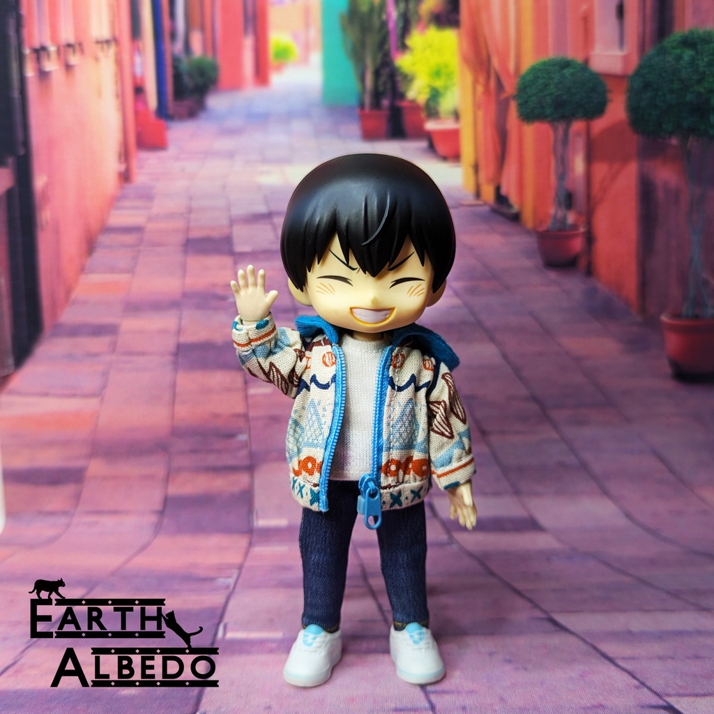 【オビツ11】トーテム風フードジャケット (Long Ver.)