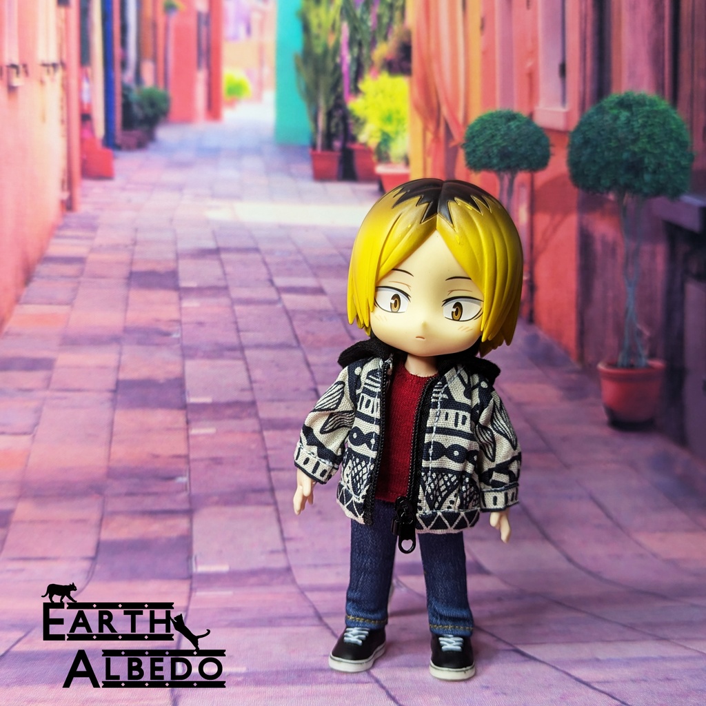 【オビツ11】トーテム風フードジャケット (Long Ver.)